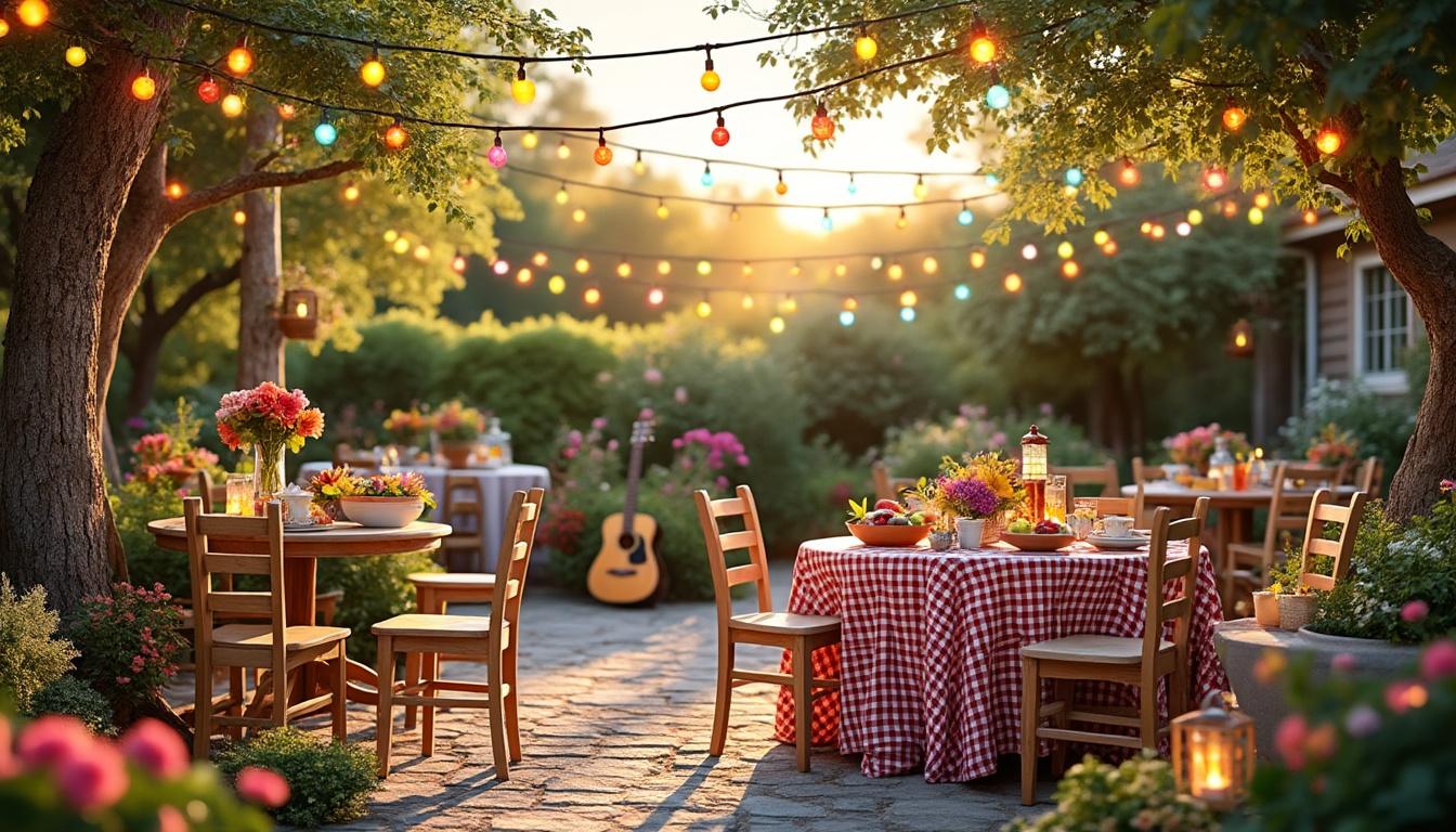 découvrez nos astuces pour créer une ambiance guinguette enchanteuse lors de vos soirées d'été. apprenez comment choisir les bons éclairages, les décorations colorées et les éléments de mobilier pour rendre vos soirées inoubliables et chaleureuses.